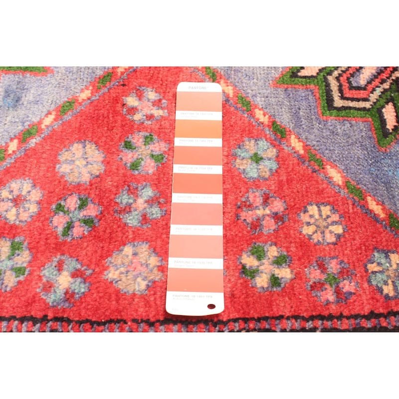 ECARPETGALLERY Hand-knotted Konya Anatolian Red Wool Rug - 3'10 x 7'3