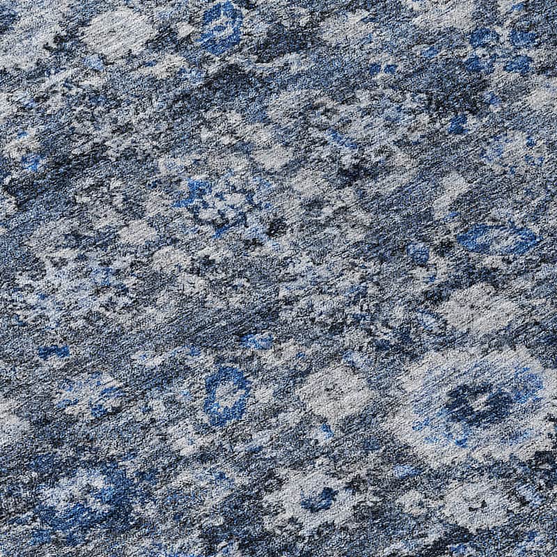 Machine Washable Indoor/ Outdoor Chantille Traditional Vintage Floral Rug