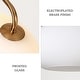 preview thumbnail 6 of 9, Modern 1-Light Gold Milk White Pendant Lights Frosted Glass Kitchen Island Lights - 9.8" L x 5.5" W x 11.4" H