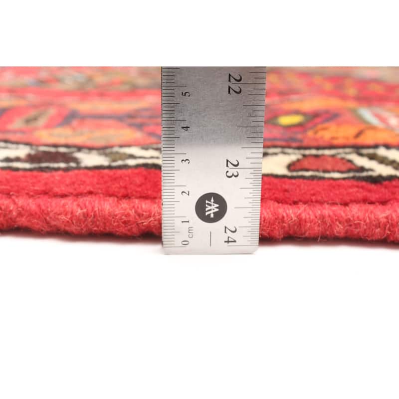 ECARPETGALLERY Hand-knotted Anadol Red Wool Rug - 4'4 x 6'5