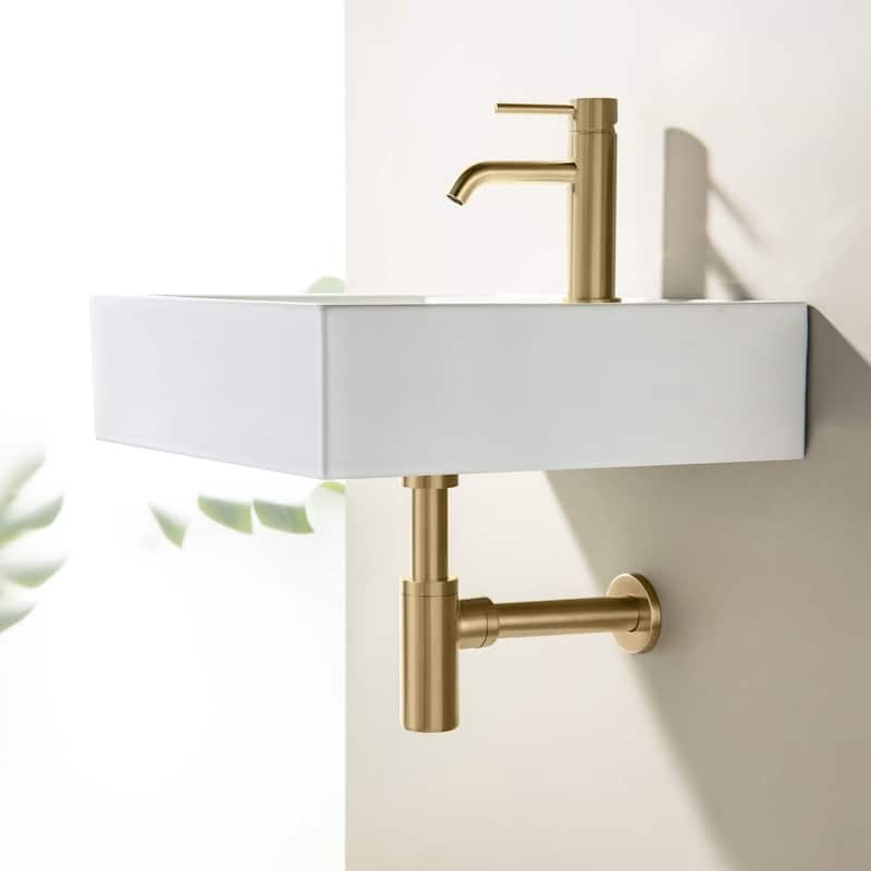 Bathroom Sink Decorative Round Bottle Trap