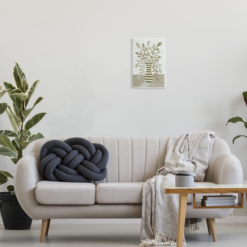 Stupell Muted Minimal Foliage Bouquet Wall Plaque Art Design By Martina Pavlova