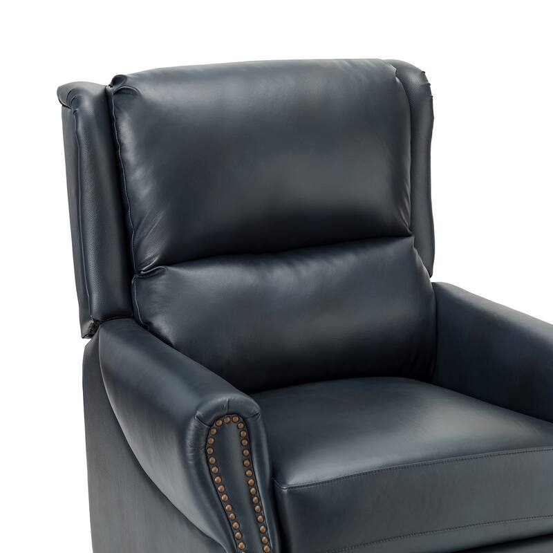 Alicia 32.68" Wide Genuine Leather Manual Recliner
