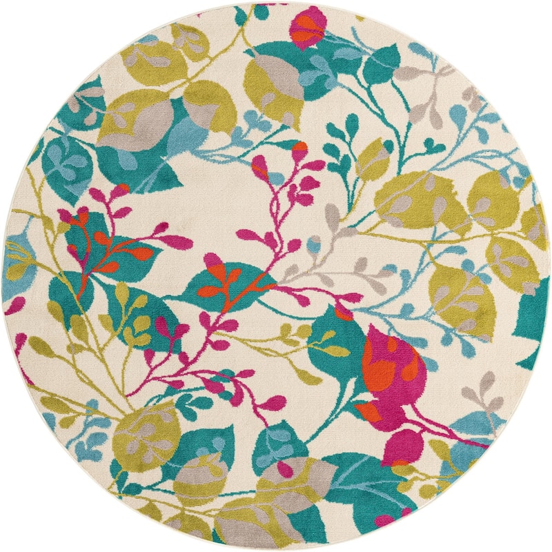 Contemporary Chorisia Collection Area Rug