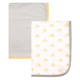 Hudson Baby Infant Cotton Swaddle Blankets, Ducks, One Size - Ducks - One Size