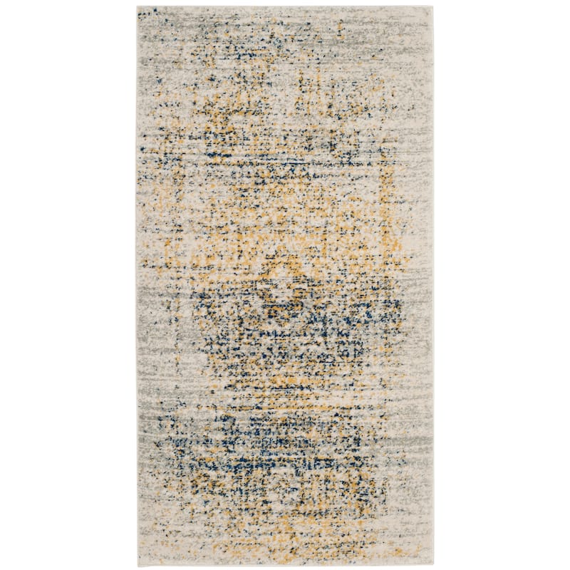 SAFAVIEH Evoke Diny Distressed Vintage Boho Rug - 2'2" x 4' - Ivory/Blue