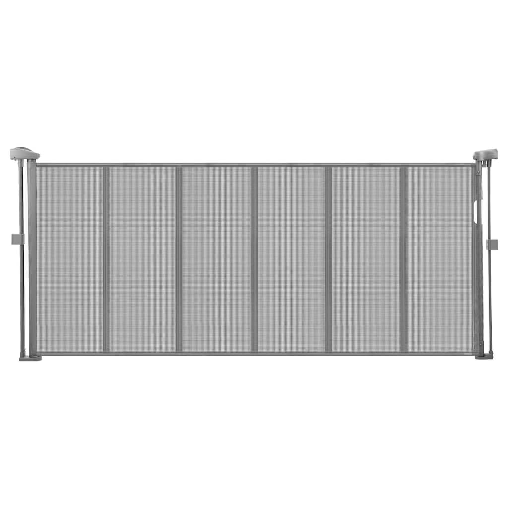 Anmytek Retractable Baby Pet Gate with Anti-Crawl Strip