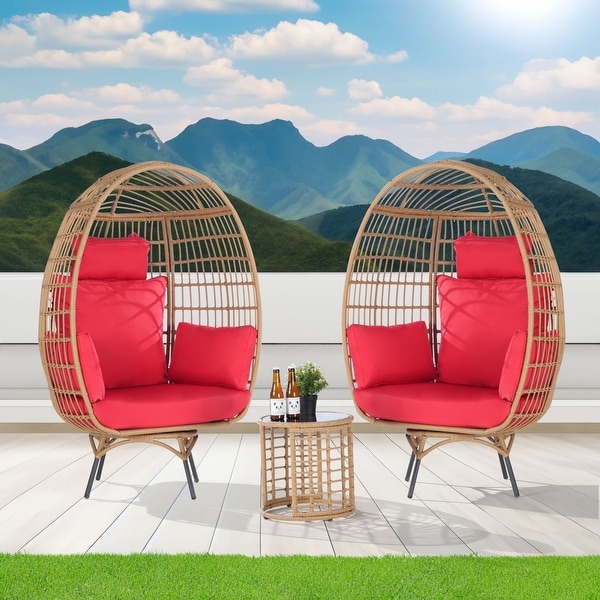 egg chair set of 2