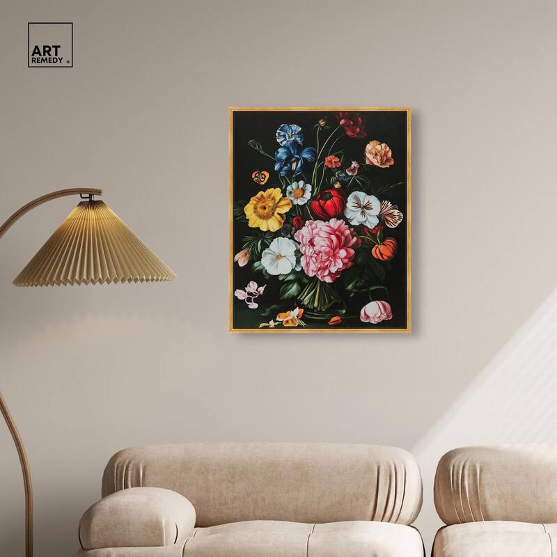 Violet Vignette I Canvas by Art Remedy