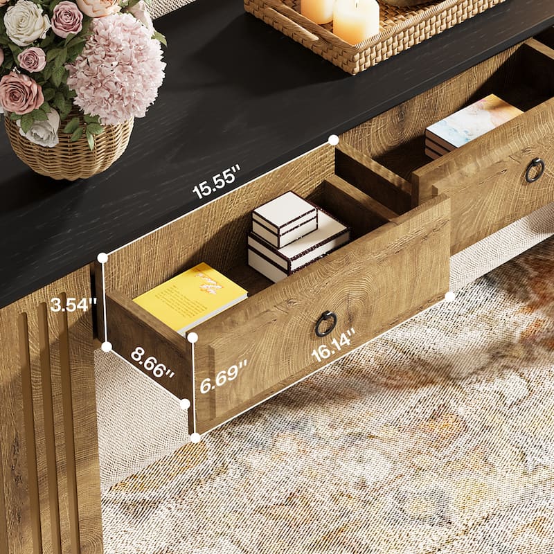 Console Table with Drawers