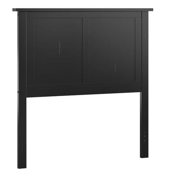 slide 2 of 8, Mercer Mission Transitional Black Panel Headboard by iNSPIRE Q Classic Twin