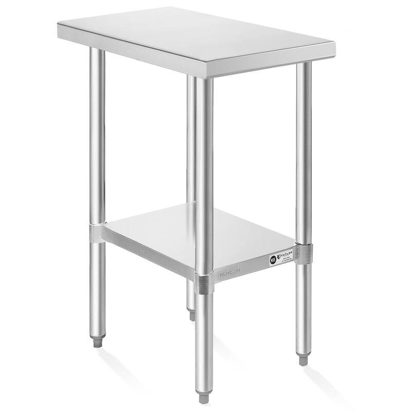 30 x 12 NSF Commercial Stainless Steel Table for Kitchen Prep and Work - 30" x 12" - Silver
