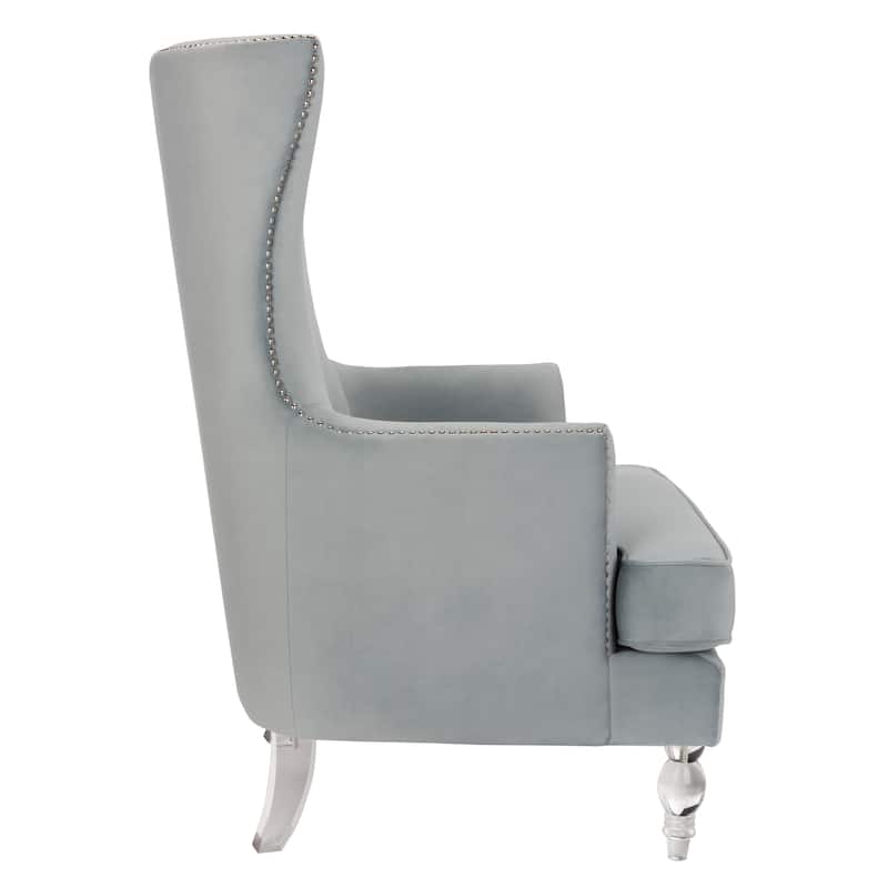 SAFAVIEH Couture Cath Modern Wingback Chair - 29Wx32Dx45H
