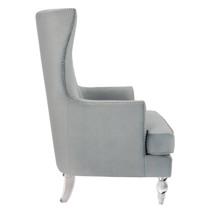 SAFAVIEH Couture Geode Modern Wingback Chair - 29.1" W x 32.3" D x 44.9" H