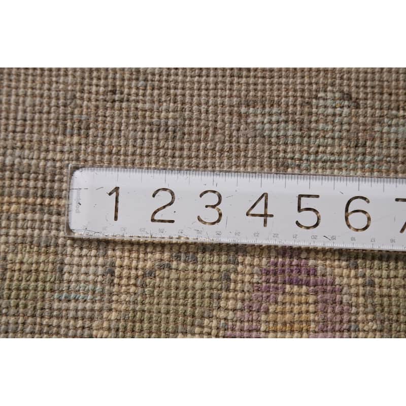 Turkish Oushak Vegetable Dye Turkish Large Rug Handmade Wool Carpet - 10'2"x 13'7"