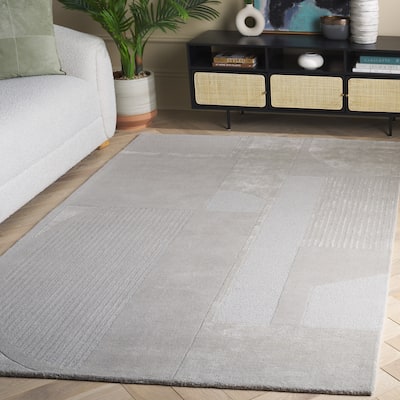 SAFAVIEH Hand-Tufted Fifth Avenue Cezaria Mid-Century Modern New Zealand Wool Rug