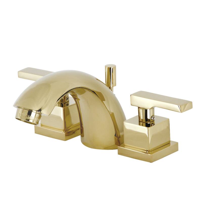 Executive Mini-Widespread Bathroom Faucet - Polished Brass