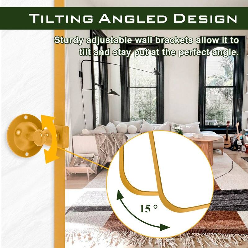 Iron Metal Frame Rectangular Windowpane Wall Mirror Farmhouse Rustic Elegant Decor for Living Room Bedroom Bathroom Entryway