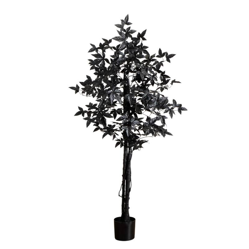 Maple Halloween Artificial Potted Tree - 5' - Unlit