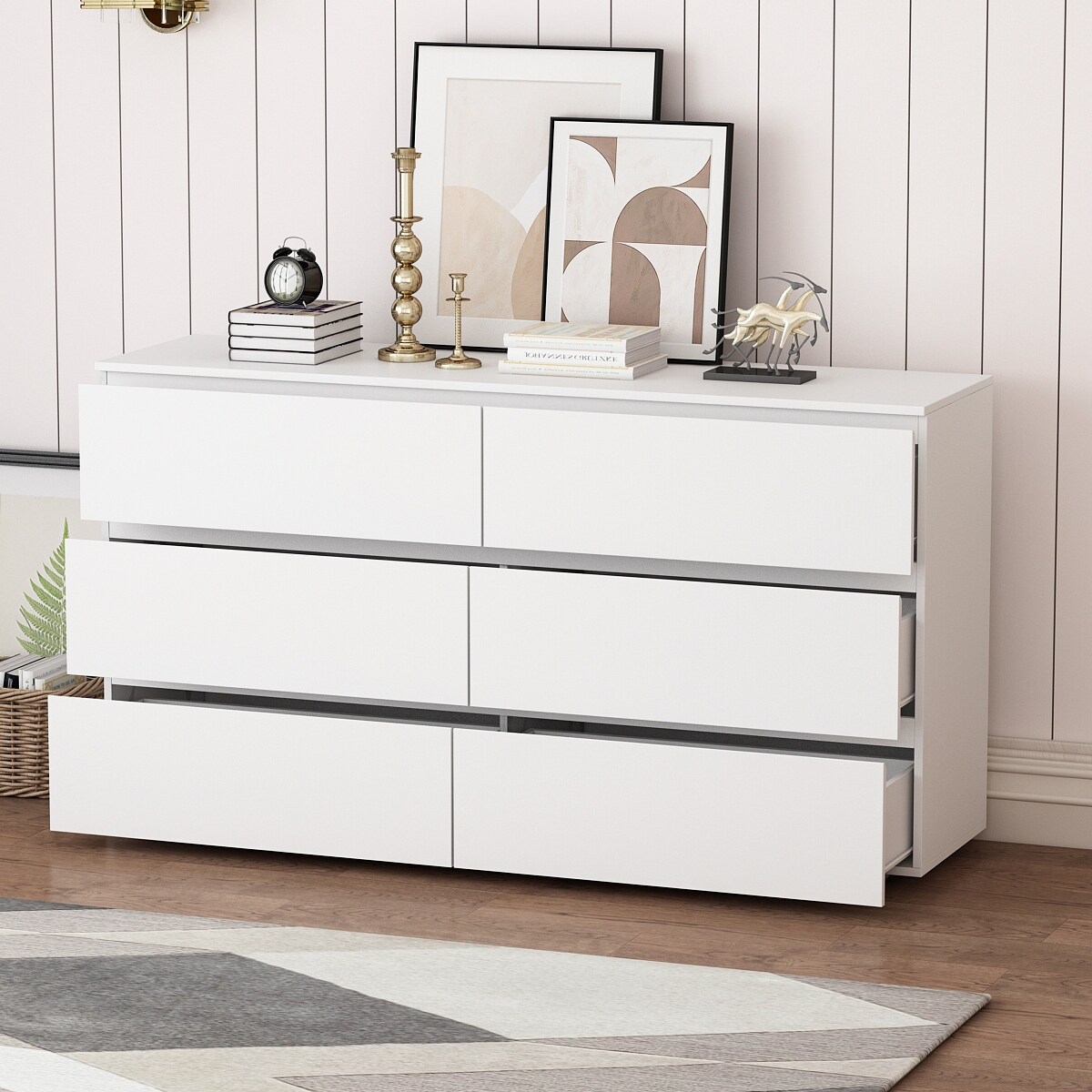 ikea malm 6 drawer white dresser HEMNES 6-drawer dresser, stain, 421/2x515/8" If you want to organize inside Ikea MALM Chest of drawers