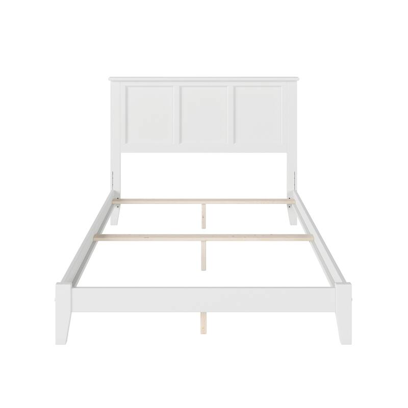 Madison Queen Foundation Bed Frame in White