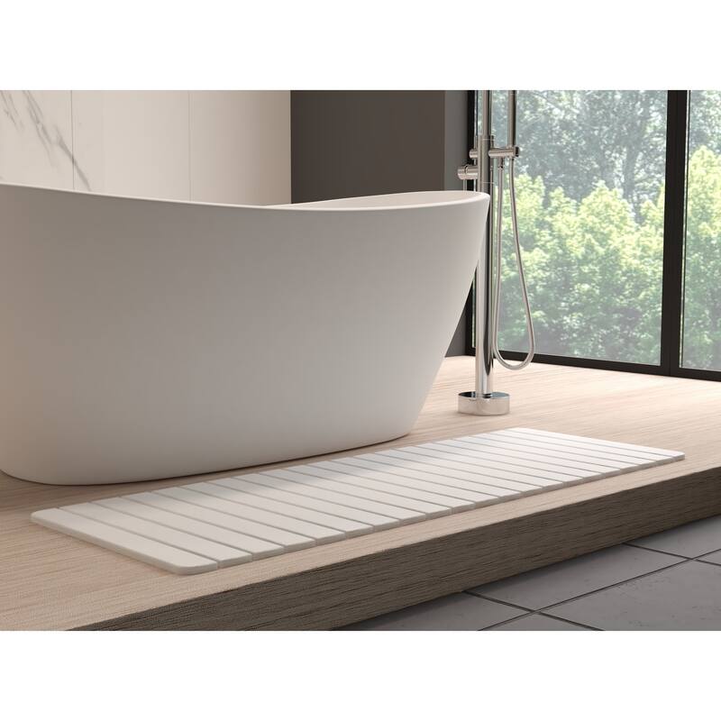 Diatomite Quick-Dry Stone Extra Large 58 "x 21" Bath Mat
