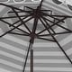 preview thumbnail 14 of 13, SAFAVIEH Outdoor Living Vienna 9Ft Round Double Top Crank Umbrella