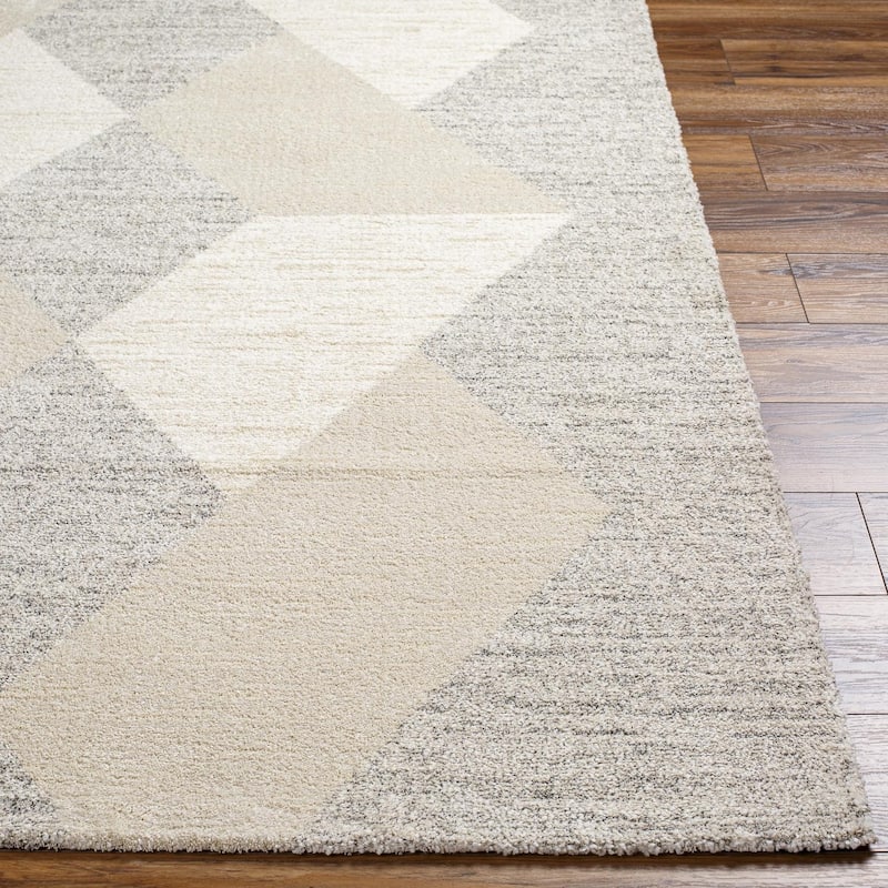 Livabliss Scandinavian Gavic Diamond Area Rug