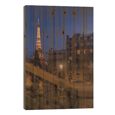 Avenue De Camoëns Print On Wood by Jérôme Labouyrie - Multi-Color