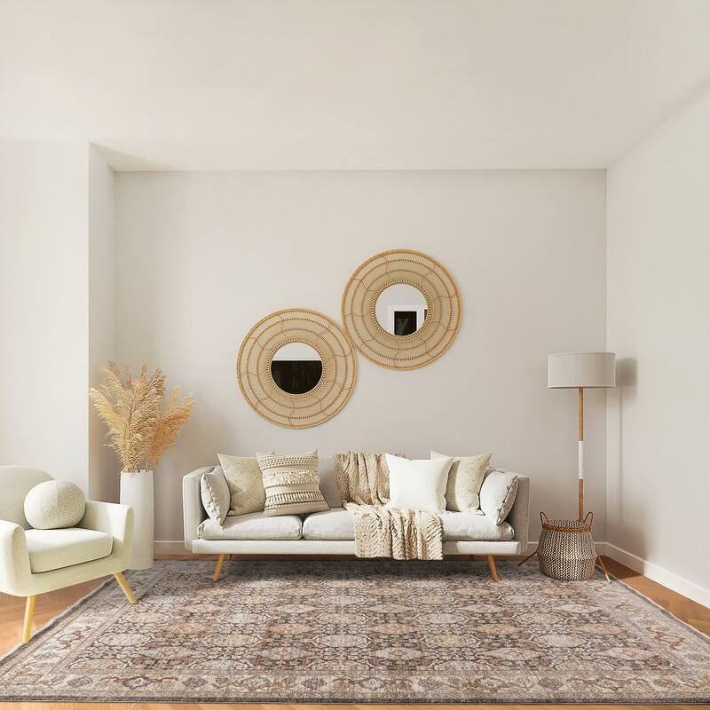 Gertmenian Apollo Agon Traditional Warm Border Area Rug