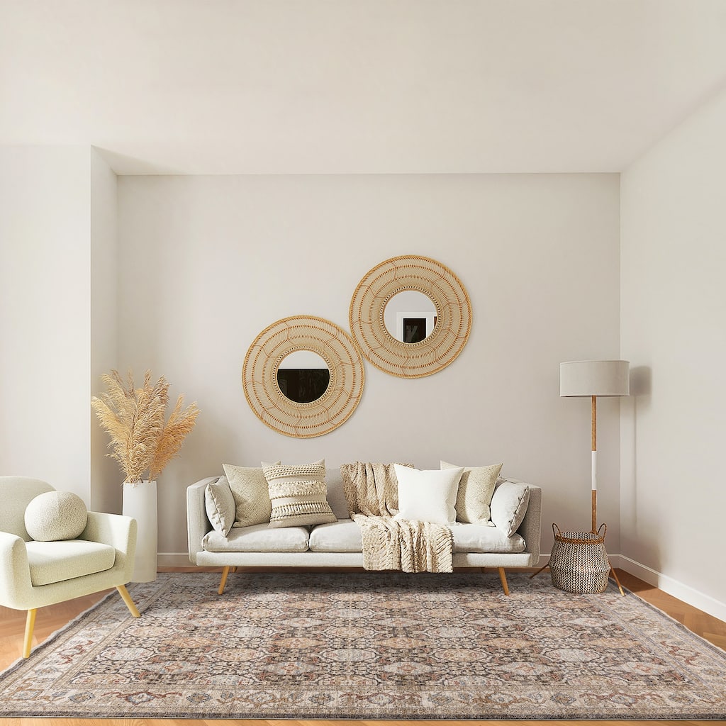 Gertmenian Apollo Agon Traditional Warm Border Area Rug