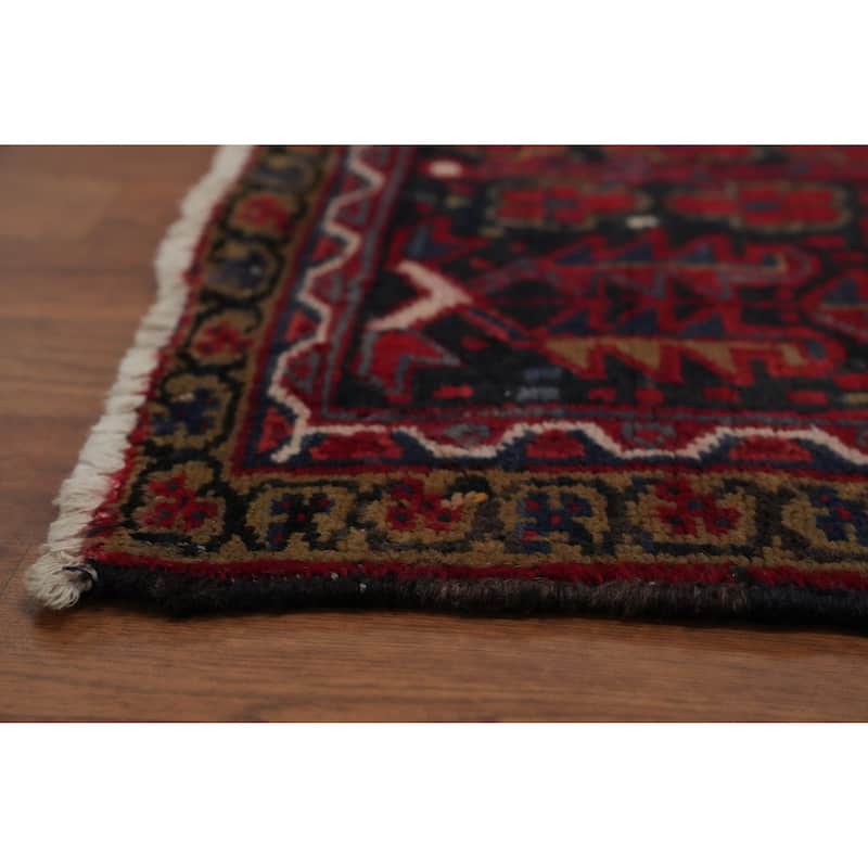 Hand Knotted Oriental 100% Wool Carpet Traditional Medallion Red Heriz Area Rug - 13' 3'' X 9' 9''