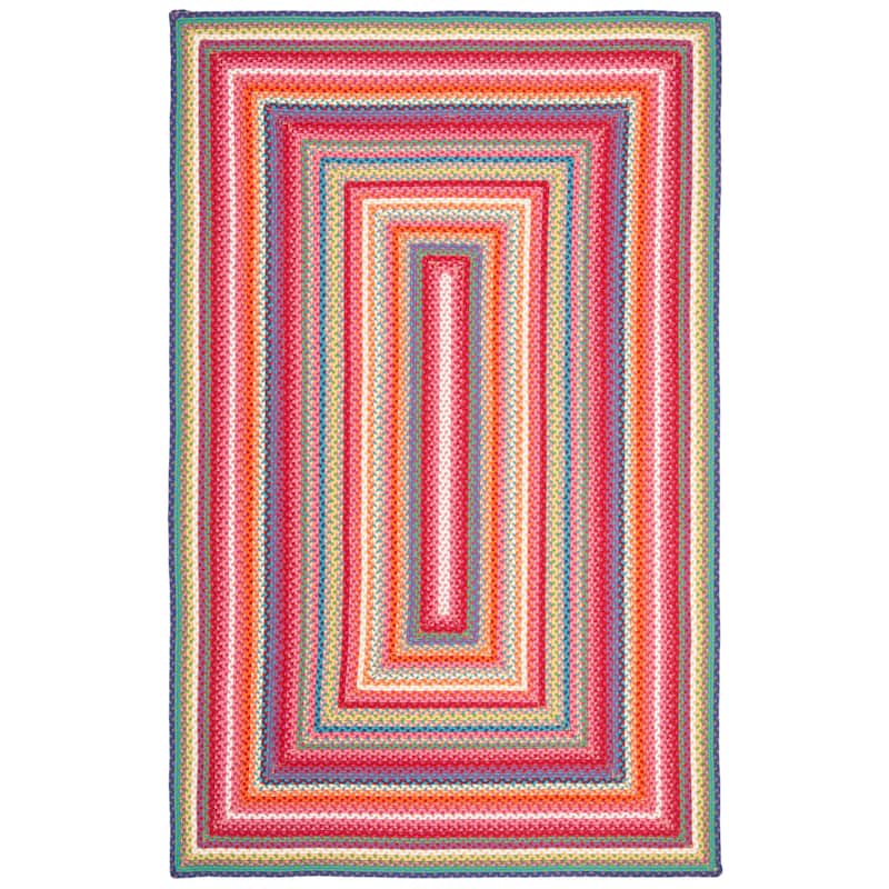SAFAVIEH Handmade Braided Vidolina Country Rug - 5' x 8' - Multi