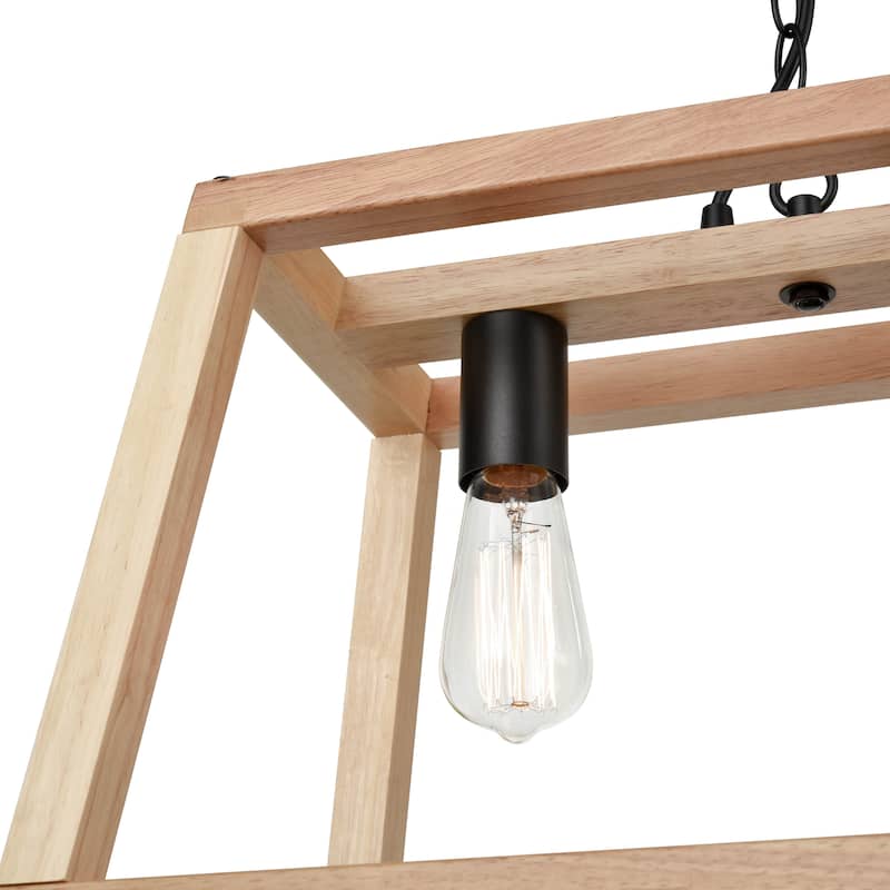 Light Society Bristol Wood Pendant Lamp