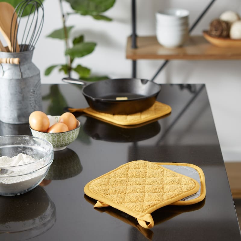 White Terry Potholder (Set 3)