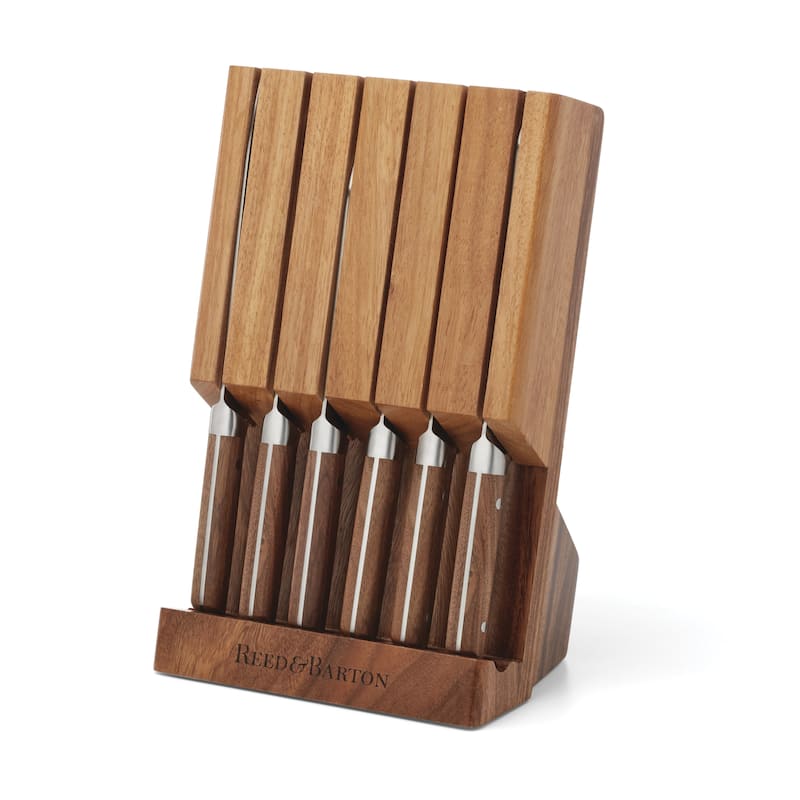 Reed And Barton Asher 7-Piece Cutlery Block Set - 7-Piece Block Set