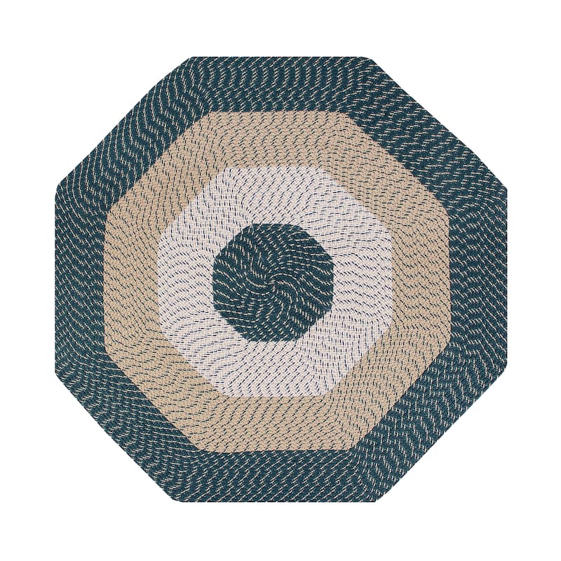 Better Trends Country Braid Reversible Area Rug