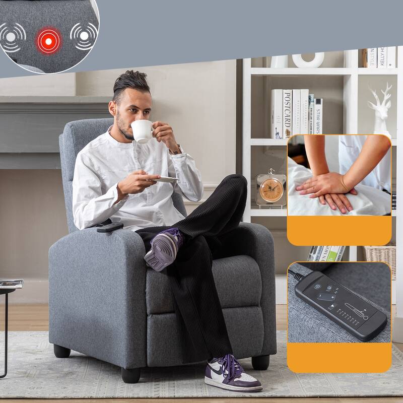 Adjustable Push Back Recliners for Living Room