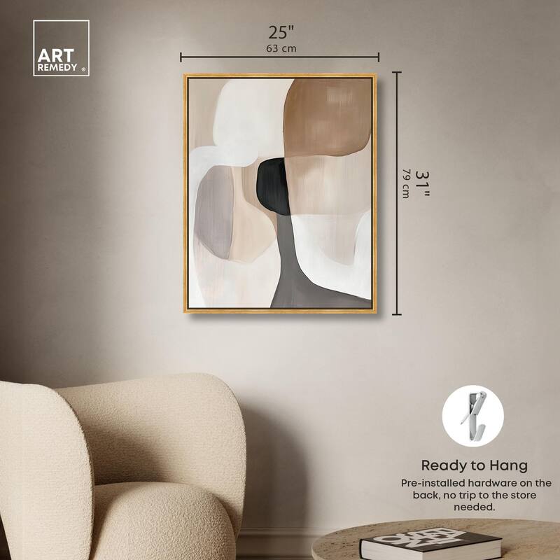 Curvilinear Composition II Canvas by Art Remedy