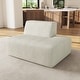 preview thumbnail 45 of 62, Modern No Assembly Required Sectional Chaise Lounge Side Sofa Right Facing - Beige-Side Lounge