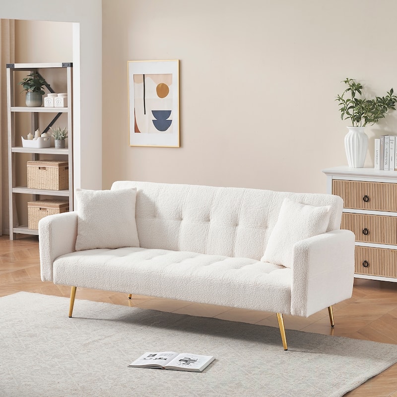 Teddy Sofa Bed With Two Pillows