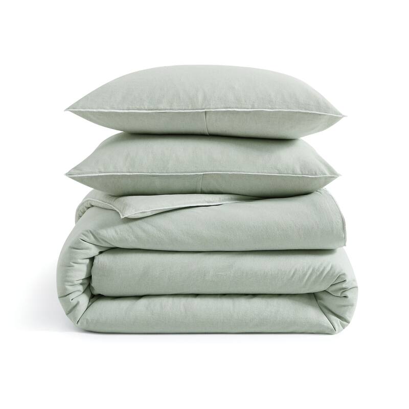 DKNY PURE Washed Linen Duvet Set