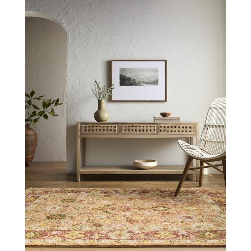 Livabliss Fairfax Traditional Area Rug - Burnt Orange - 9' x 12'