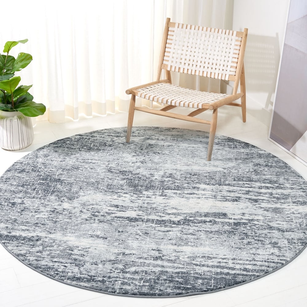 SAFAVIEH, Evoke Yukako Modern Abstract Distressed Rug