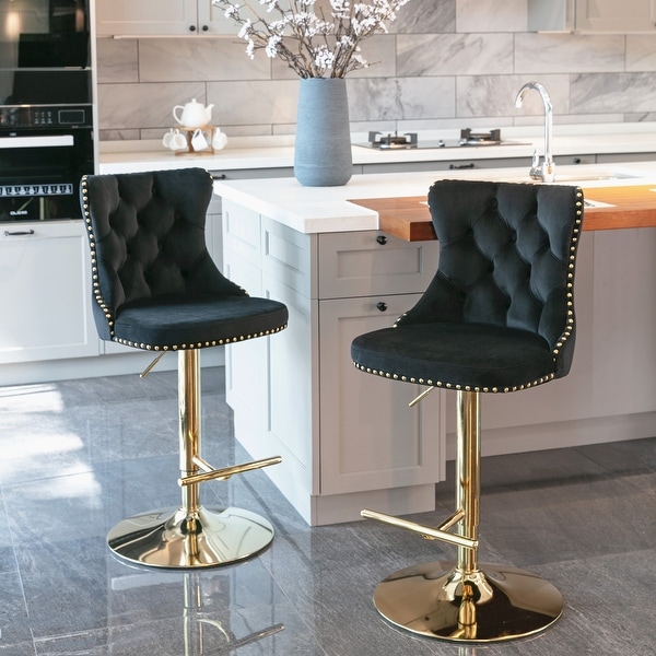 black velvet swivel bar stools