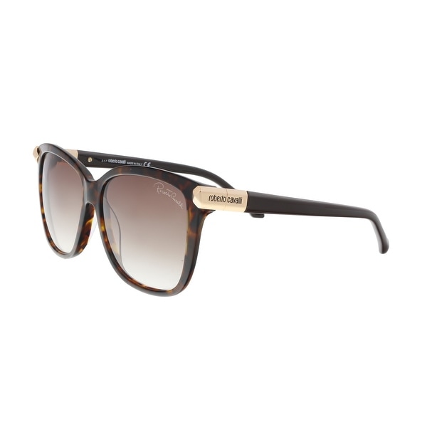 Roberto Cavalli RC902S 52F MENKENT Dark Havana Square Sunglasses - 57-14-135
