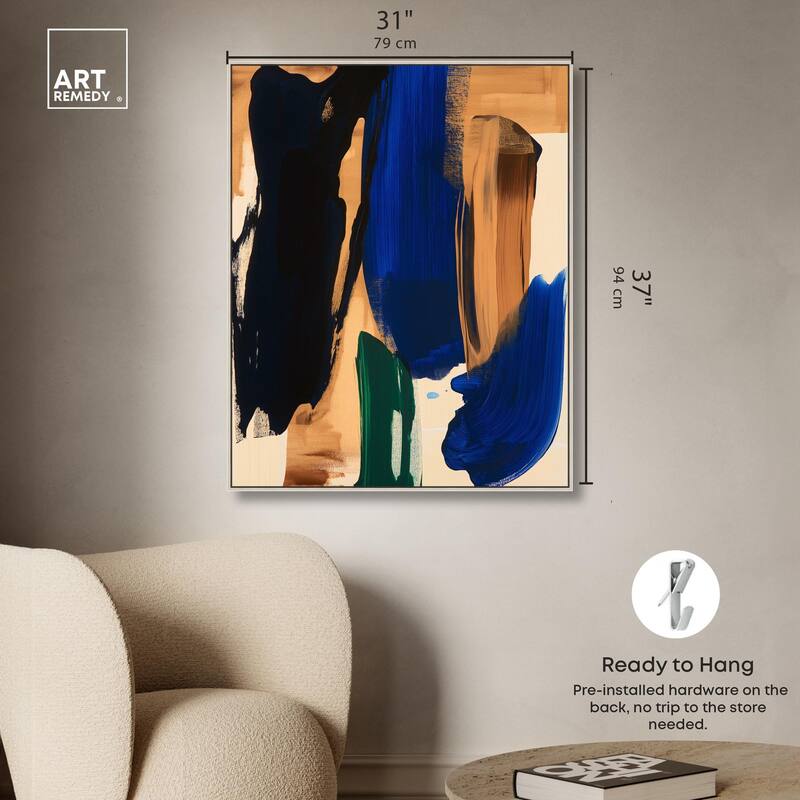 Ochre Odyssey Canvas by Art Remedy