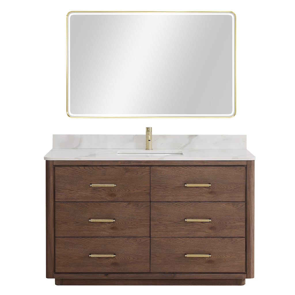 Miseno MV-706555 Porto 54" Free Standing Single Basin Vanity Set with