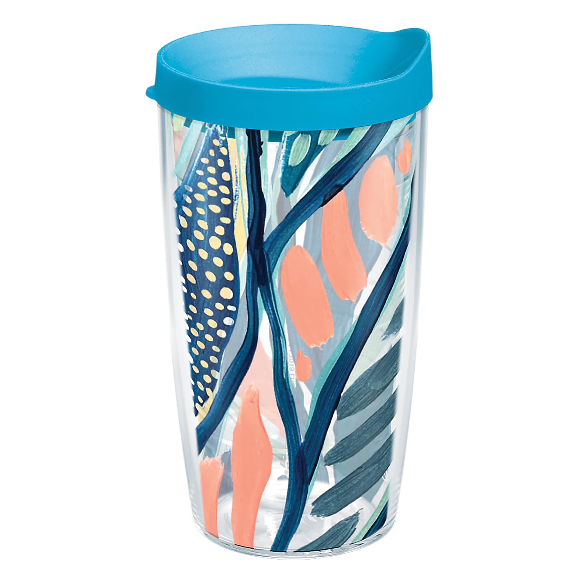 Tervis EttaVee Abstract Made in USA Double Walled Insulated Travel Tumbler, Classic