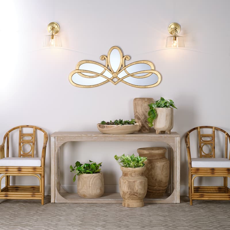 Alden Décor Lilian Mirror, Gold